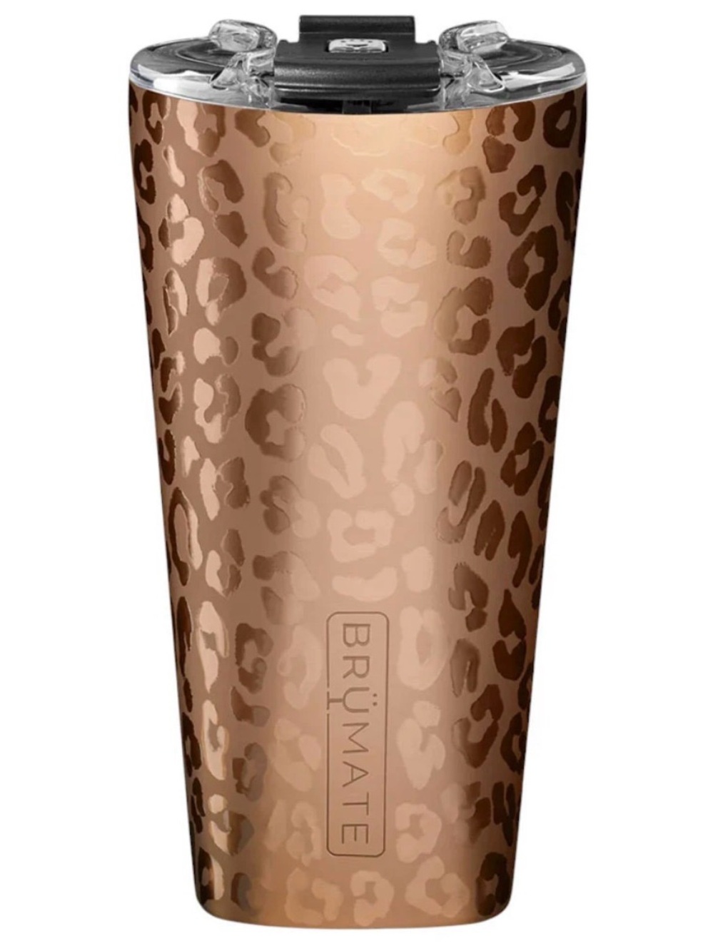 **NEW** BruMate 22 oz Gold Leopard Pint/Tumbler **NWT**